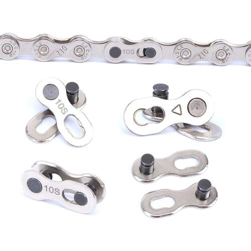 10 Pair Mountain Bicycle Bike Chain Missing Quick Connector Connecting Master Link for 6 7 8 9 10 Speed Shimano Compagnolo