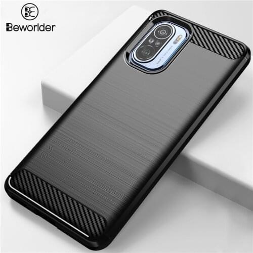 For Xiaomi Poco M3 Pro Phone Case Carbon Fiber Ultra Thin Soft TPU Back Cover For Xiaomi Pocophone F3 X3 NFC Case Silicone