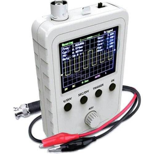 LCD Digital Oscilloscope DIY Kit Electronic Measuring Instruments Display Frequency Period Pulse Width Duty Cycle Value