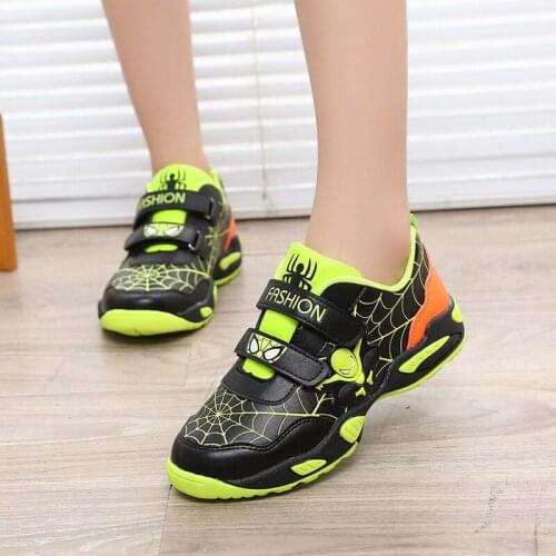 Spring Autumn Spiderman Kids Shoes For Boy Girls Running Cartoon Children Sneakers Walking Tenis Infantil Teenagers Sports Shoes