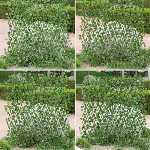 Artificial Garden Plant Fence UV Protected Privacy Screen Outdoor Indoor Use Garden Fence Backyard Home Decor Greenery Walls