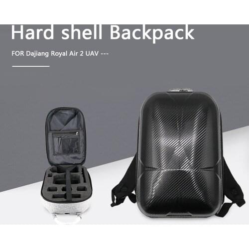 Hard Shell Backpack Lightweight Pack Portable Supplies Waterproof Carrying Backpack for DJI Mavic Air 2 Dual Zipper