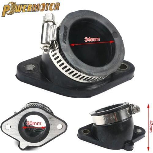 Motorcycle Carburetor Boot Rubber Adapter Inlet Intake Pipe For Pit Dirt Bike Motocross ATV KAYO T2 T4 CB250 PWK 28 30mm