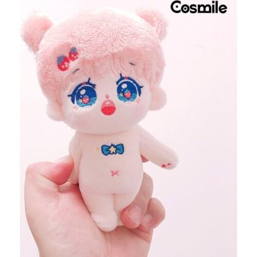 Cosmile No Attributes Strawberry Kpop Star 15cm Plush Doll Body Limited Toys Soft Cosplay C
