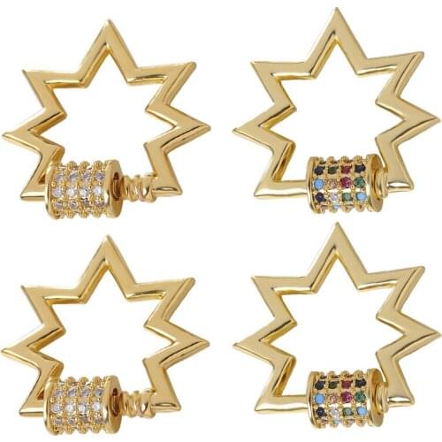 DIY Jewelry Making Handmade Hook Necklace&Bracelet Set For Women Copper spiral carabiner Magnetic Clasps For Jewelry Making