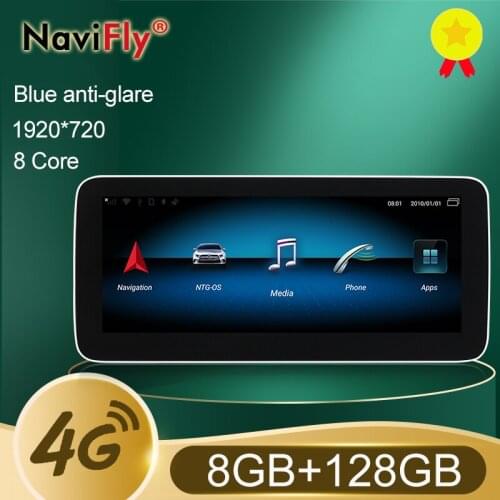 NaviFly 8GB+128GB 1920*720 Blu-ray screen Android Car Multimedia Player For Benz A Class W176/GLA-Class X156/CLA-Class C117