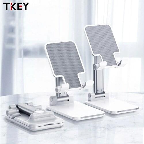 New Desktop Mobile Phone Holder Stand For Samsung iPhone Xiaomi Vivo Sony Huawei Universal Foldable Tablet Phone Stand Non-slip