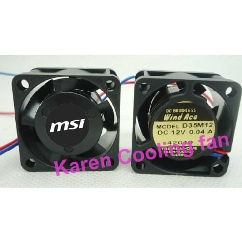 New original 3020 12V 0.04a D35M12 double ball TV box fan MFB25A-12 FONSONING