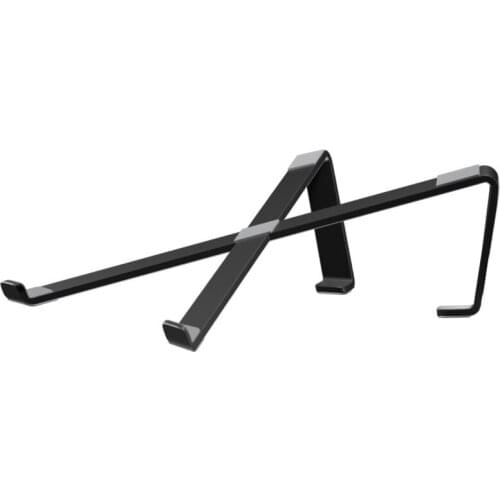 Aluminum Alloy Portable Foldable X Style Laptop Stand Ergonomic Laptop Holder Riser Simple Table Cooling Bracket With 10-17inch