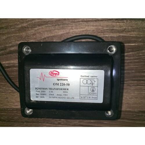 OLMPLAY Olympia OM220-50 high voltage package bipolar ignition transformer burner fuel igniter