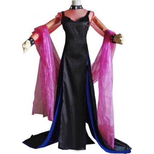Princess Chibi Usa Small Lady Chibiusa Cosplay Costume long tail black dress 11