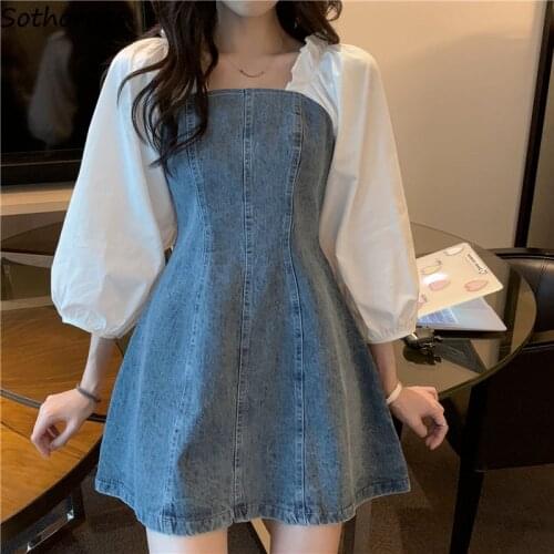 Sothoryos Fashion Denim Dresses