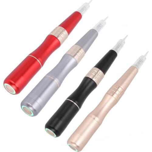 Tattoo Supplies For Tattooing Eyebrow Lip Eyeliner Tattoo Pen Machine Wireless Microblading Machine (US Plug 100-240V) Tattoo