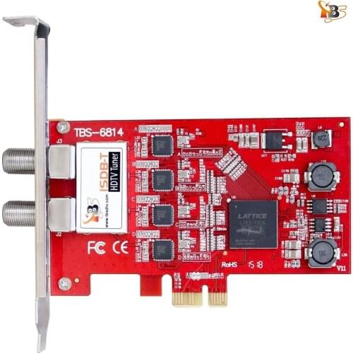 TBS6814 ISDB-T Quad Tuner PCIe Card for TV Programs