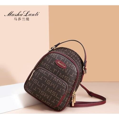 Vintage High Quality pvc Women Backpack Anti-Theft Travel Backpack Mini Capacity School Bags for Teenage Girls Mochila