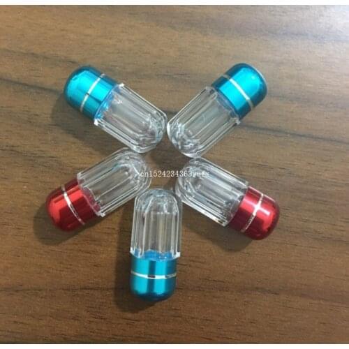 1000pcs WaterProof Plastic Pill Case Empty Tablet Storage Box Bottle Case Holder Medical Bottle Jar Transparent Gel Caps