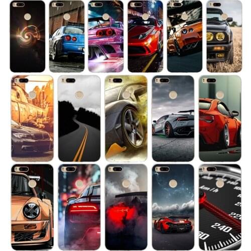 21AA car gift Soft Silicone Tpu Cover phone Case for Xiaomi Redmi Mi A1 A2 8 lite