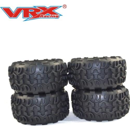 4pcs Tires for 1/10 scale 4WD rc Truck and truggy
