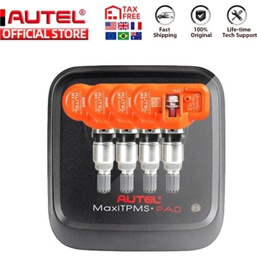 Autel MX-Sensor 433 MHz 315MHz Universal Programmable TPMS Sensor Specially Built In Tire Pressure Sensor Work with TPMS PAD