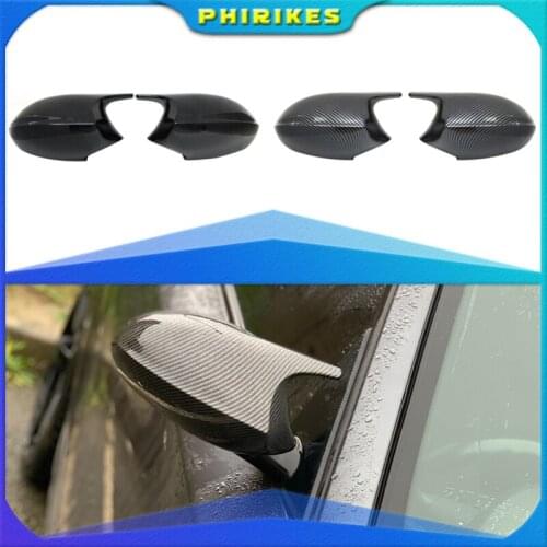 E90 E91 Pre-LCI 2005-2007 black M3 Style Cover E81 E82 E87 E88 For BMW 3 Series E92 E93 Rear Mirror Cap 2006 2007 2008 2009