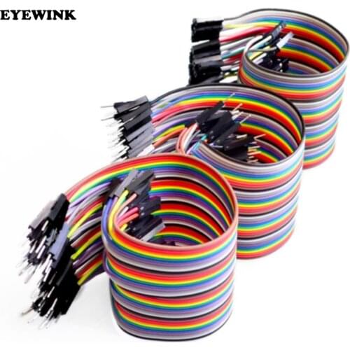 Dupont Line 40PCS 20cm 30cm Male to Male, Female to Male, and Female to Female Jumper Wire Connector Dupont Cables