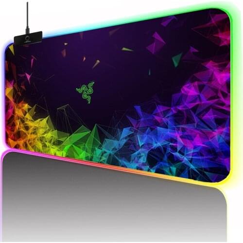 Gaming Accessories Rbg Mouse Pad Large Pc Gamer Backlit Mat Razer Mousepad Rgb Keyboard Mause Pad Computer Desk Mouse Mats Xxl