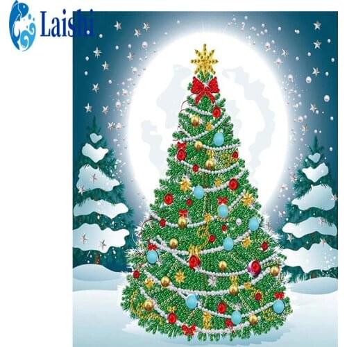 Great Painter 5D DIY Christmas tree Diamond Painting Full Square Round Diamond Painting Embroidery Sale Rhinestones Pictures