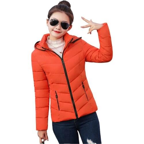 New Autumn Winter Jacket Hooded Women jacket Coat Loose Cotton-padded Short Jackets Female Parka Warm Casual Plus Size Overcoat