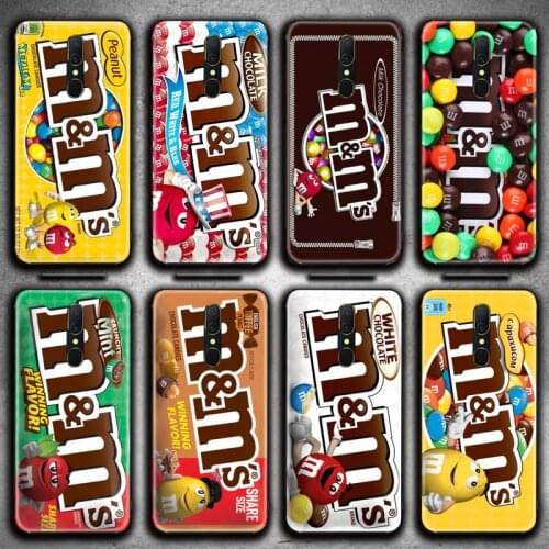 M&Ms Chocolate Nutella Bottle package Phone Case For Oppo A5 A9 2020 Reno2 z Renoace 3pro A73S A71 F11