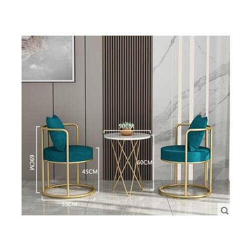 Balcony leisure small table and chair three piece set milk tea shop manicure negotiation table and chair set outdoor sofa chair