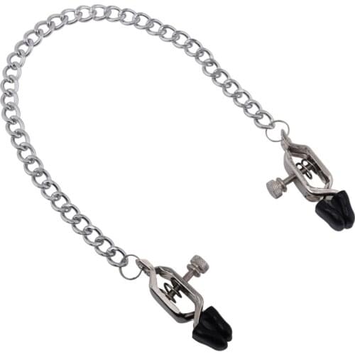 MaryXiong Metal Nipple Clamps with Rings Breast Clip Bdsm SM Bondage Sex Toys for Couples Adult Products Erotic Toys for Woman