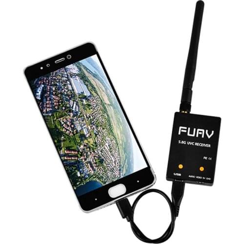 Mitoot FUAV 5.8G Full Channel FPV Receiver UVC Video Downlink OTG For VR Android Smartphone