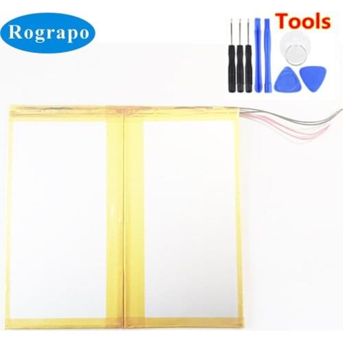 New Battery For LINX 1010B Tablet PC Accumulator 3.7V Rechargeable Batterie 5-wire Plug+tools