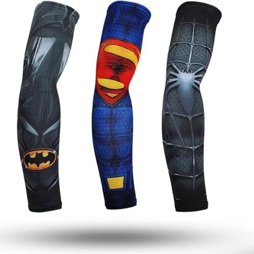 1 Pair Ice Fabric Breathable Cycling Running Arm Warmers Sleeves UV Protection Basketball Elbow Pad Sport Motorcycle Arm Sleeve