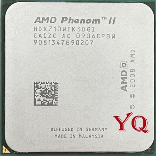 AMD Phenom II X3 710 2.6 GHz Triple-Core CPU Processor HDX710WFK3DGI Socket AM3