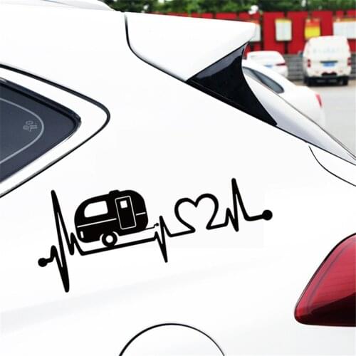 Universal Car Stickers Cartoon Cute Heart-Shaped Jumping Vehicle Stickers Reflective Waterproof No Fading Auto Decoration Decals