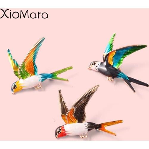XioMara Bird Brooches For Clothes