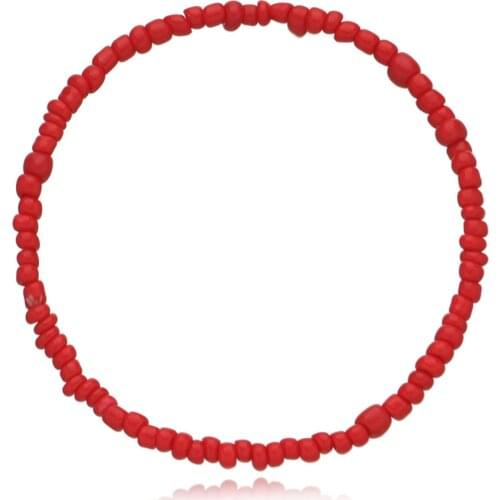 Colorful Rice Beads Beaded Bracelet for Women Elastic Rope Chain Hand Chains Bracelets Female 2021 Fashion Jewelry New