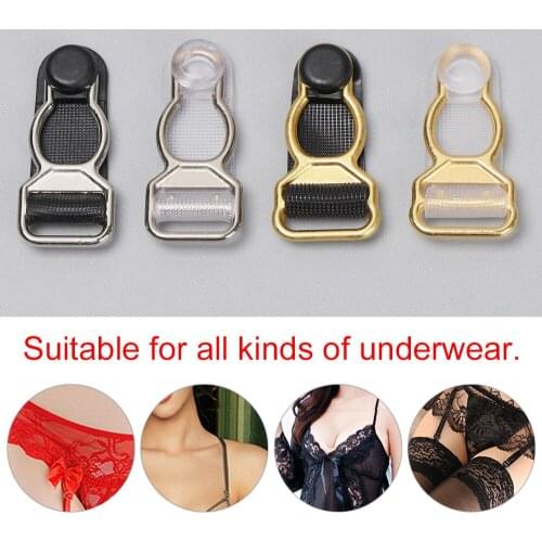 10pcs 10/12mm Adjusting Buckle Corset Leg Garter Belt Clip Hooks Suspender Ends Hosiery Stocking Grips Suspender Clips