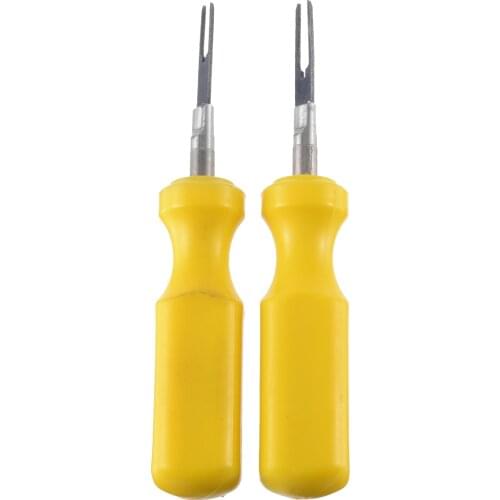 2pcs Car Terminal Removal Tool Wire Connector Pin Release Puller Car Repair Tools For Audi