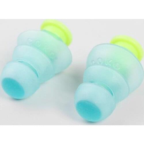 5Pairs/Lot Ear Plugs Silicone Ear Protection Earplugs For Sleeping Foam Plug Anti-Noise Reduction Hearing Protection GES026