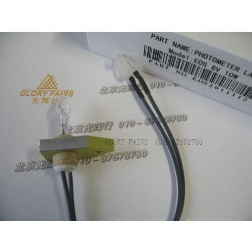 6V10W photometer lamp,For EOS ECHO BRAVE clinical chemistry analyzer,6V 10W 2000 hours halogen spare bulb,equal NJK10084