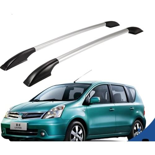 For Nissan Livina 1.6M High-quality aluminum alloy Side Bars Rails Roof Rack car accessories Car styling