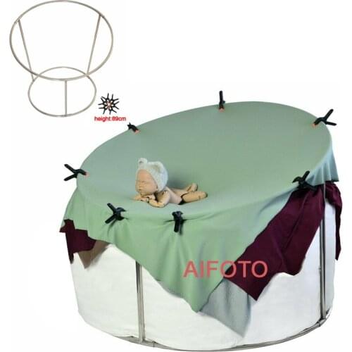 Fotografie Bean Bag Steel Frame Newborn Photography Props Baby Posing Accessoire Bebe Photo New Photographic Background Support