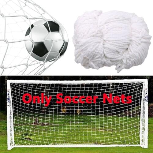 Football Training Nets Soccer Net Full Size Football Goal Net Cotton For Gates Soccer Training Outdoor Sports (Nets only)
