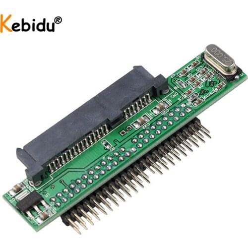 Kebidu 44 Pin SATA to IDE 2.5 Converter SATA Female IDE Male HDD Adapter Hard Drive for DVD CD PC Discounting