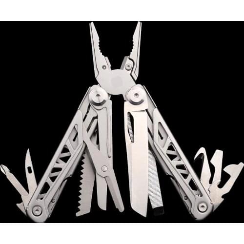 Splitman Multi Tool Folding Knife Plier Multitools Survival Knives Camping Fishing Folding Pliers EDC Gear 440A Stainless Steel