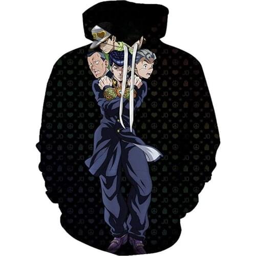 New JoJos Bizarre Adventure Men Women Autumn Winter Hoodie Fashion Casual Men Hoodies Brand Streetwear Sweatshirt Funny Clothes