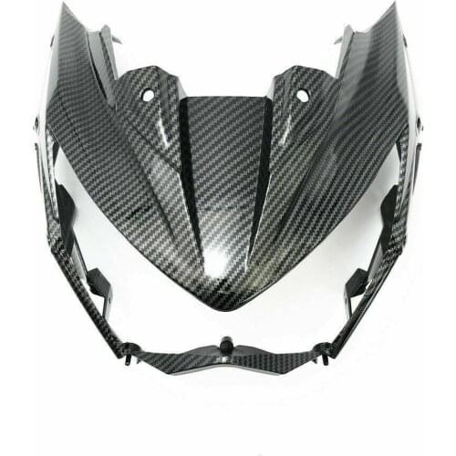 Carbon Fiber Pattern Upper Front Nose Headlight Surround Fairing for KAWASAKI Z800 2013-2016