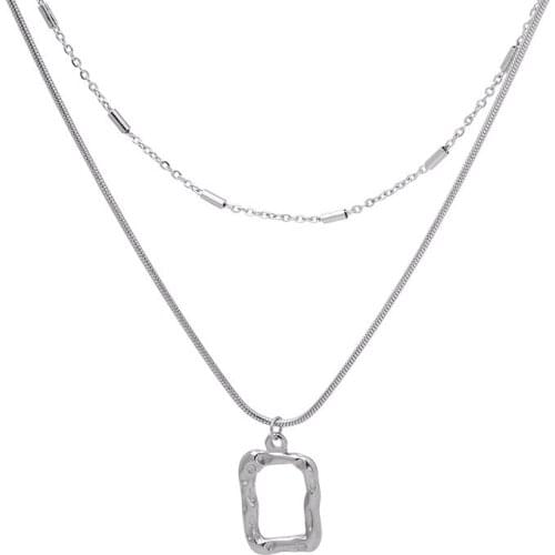 POTCET Necklace Pendants Sweater Chain Choker Anniversary Engagement Jewelry